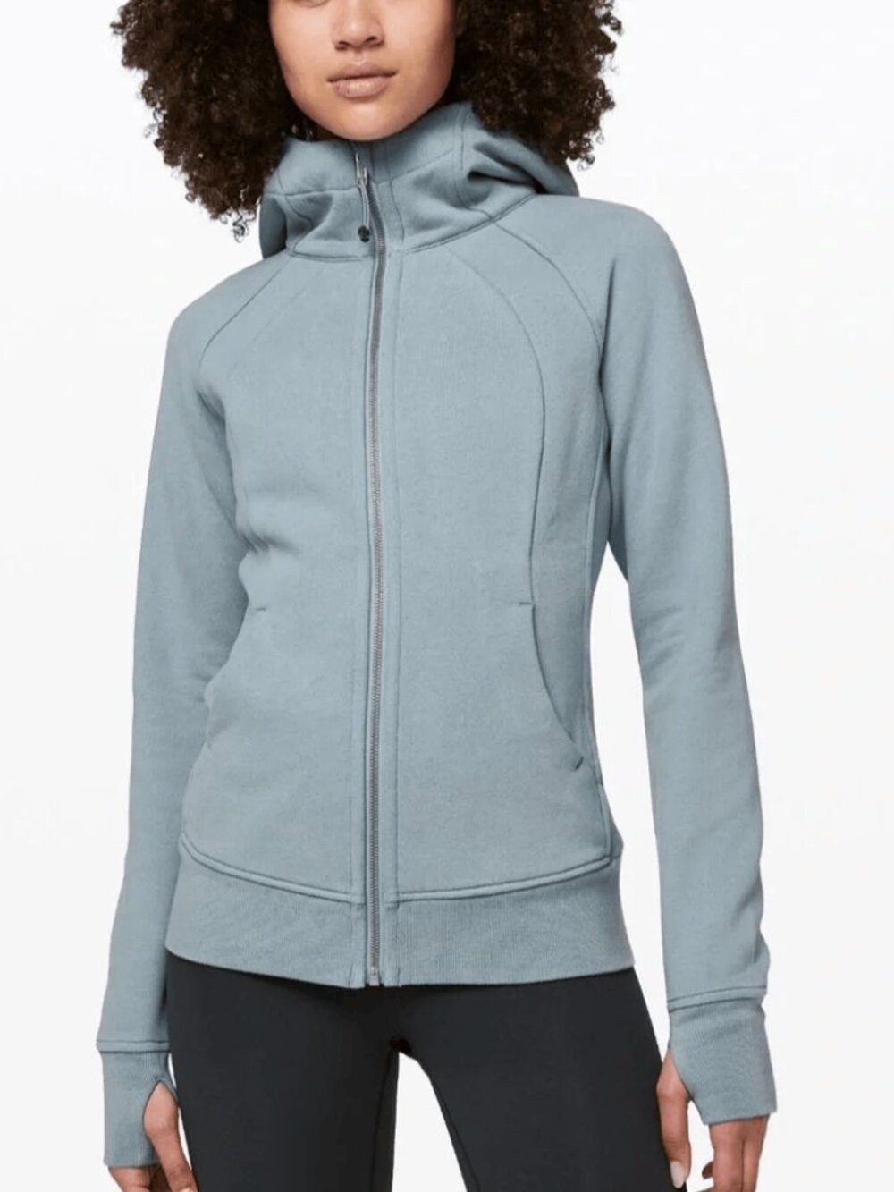 Lululemon Scuba Full-Zip Hoodie - Chambray - Size 6